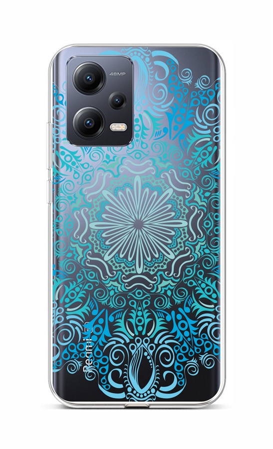 Zadní kryt na Xiaomi Redmi Note 12 5G Blue Mandala