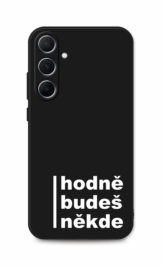 Zadní kryt DARK na Samsung A55 Hodně budeš někde