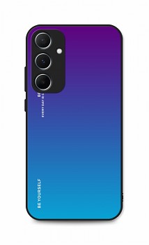 Zadní pevný kryt LUXURY na Samsung A55 duhový purpurový