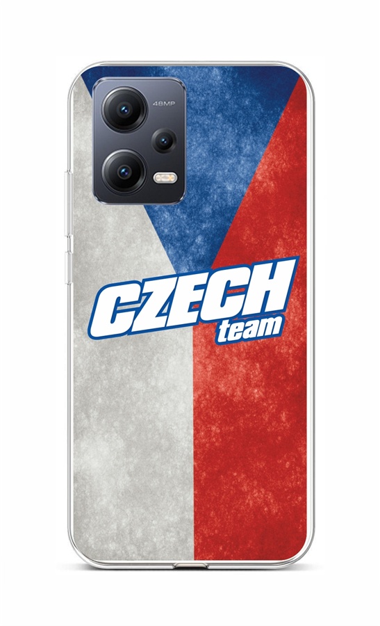 Levně Kryt TopQ Xiaomi Redmi Note 12 5G Czech Team 96484 (pouzdro neboli obal na mobil Xiaomi Redmi Note 12 5G)
