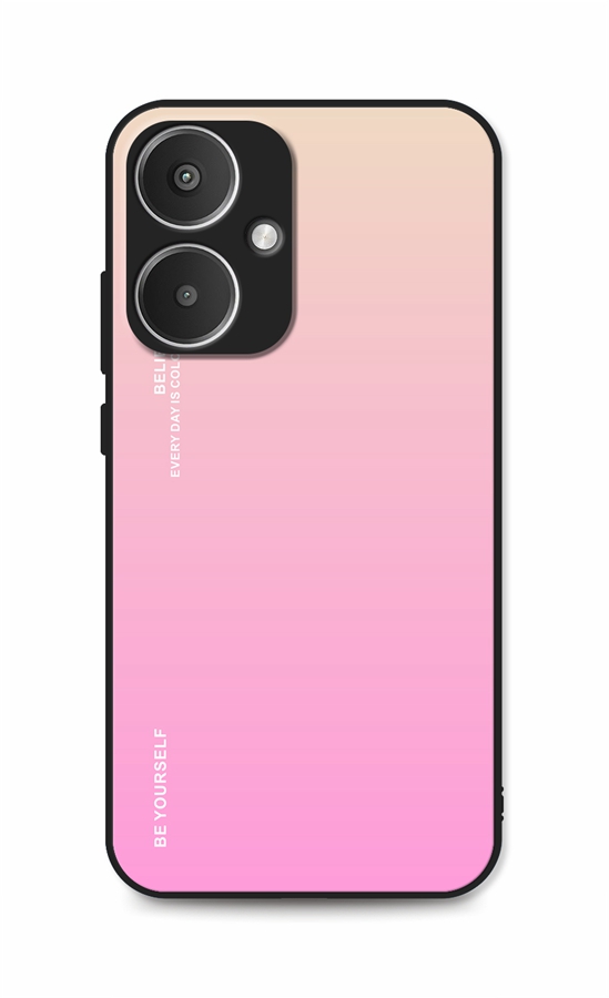 Kryt TopQ LUXURY Xiaomi Redmi 13C 5G pevný duhový meruňkový 126488
