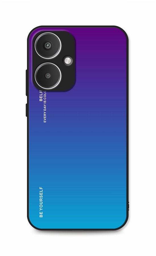 Zadní pevný kryt LUXURY na Xiaomi Redmi 13C 5G duhový purpurový