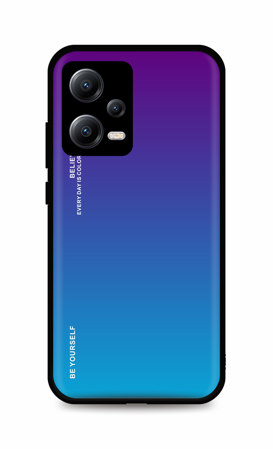 Levně Kryt TopQ LUXURY Xiaomi Redmi Note 12 5G pevný duhový purpurový 96500 (pouzdro neboli obal na mobil Xiaomi Redmi Note 12 5G)
