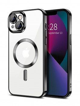 Zadní kryt Techsuit Luxury Crystal MagSafe iPhone 13 černý