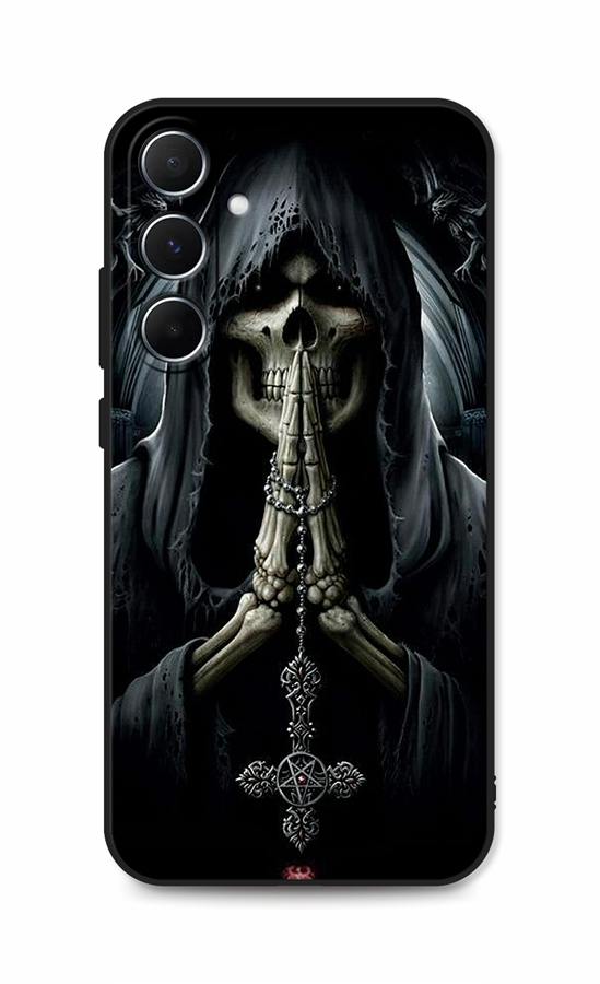 Zadní kryt DARK na Samsung A55 Grim Reaper