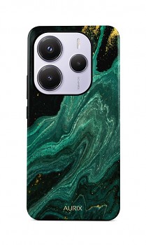 Luxusní kryt AURIX na Xiaomi Redmi Note 14 5G Green Lagoon