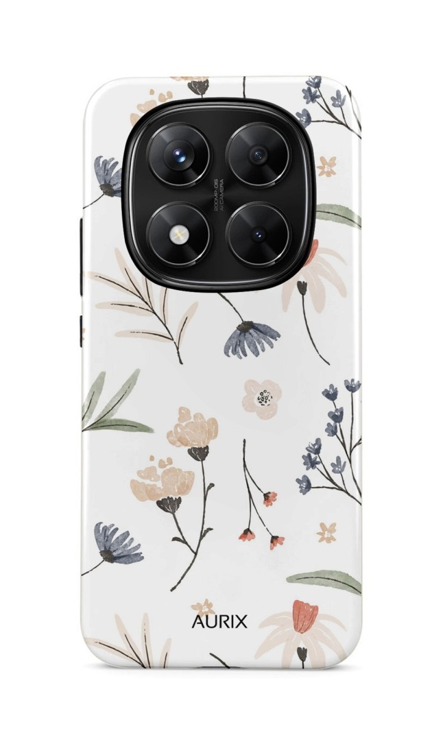 Luxusní kryt AURIX na Xiaomi Redmi Note 14 Pro Floral Fantasy