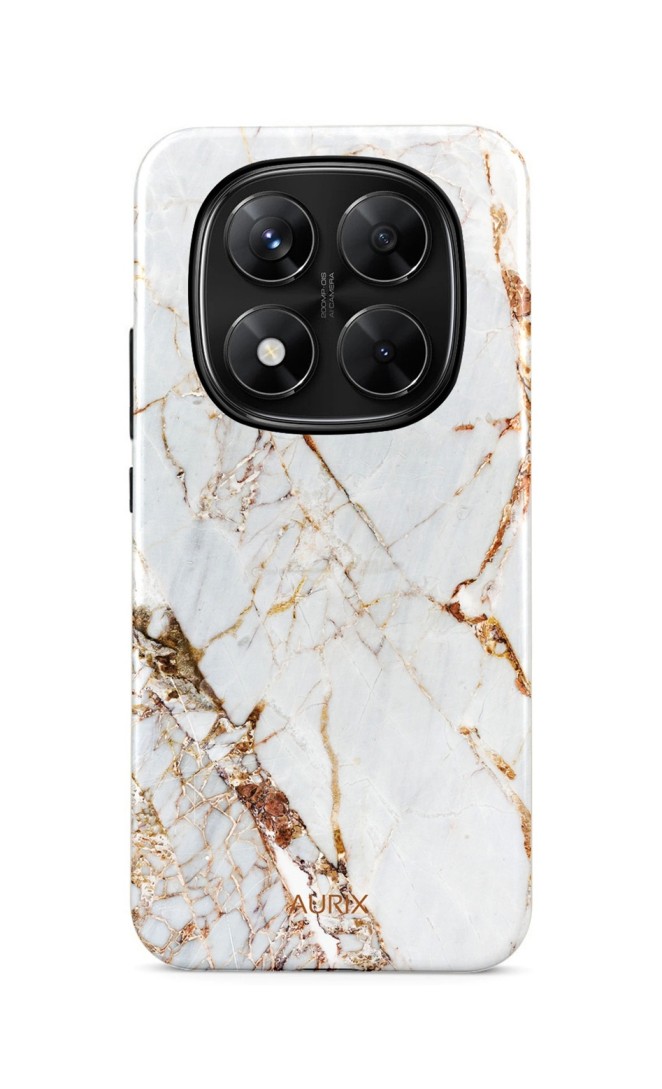 Luxusní kryt AURIX na Xiaomi Redmi Note 14 Pro 5G Antique Marble