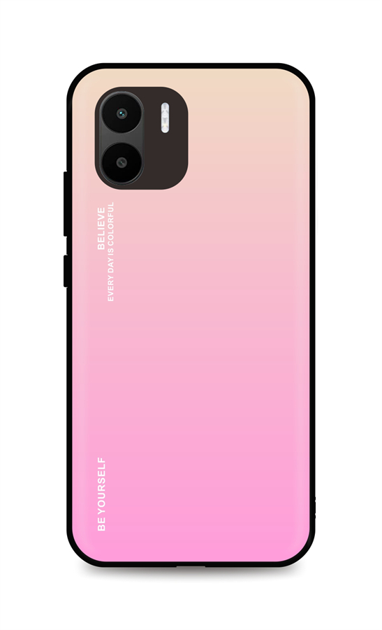 Levně Kryt TopQ LUXURY Xiaomi Redmi A1 pevný duhový meruňkový 86541 (pouzdro neboli obal na mobil Xiaomi Redmi A1)