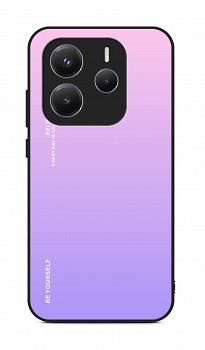 Zadní pevný kryt LUXURY na Xiaomi Redmi Note 14 duhový růžový