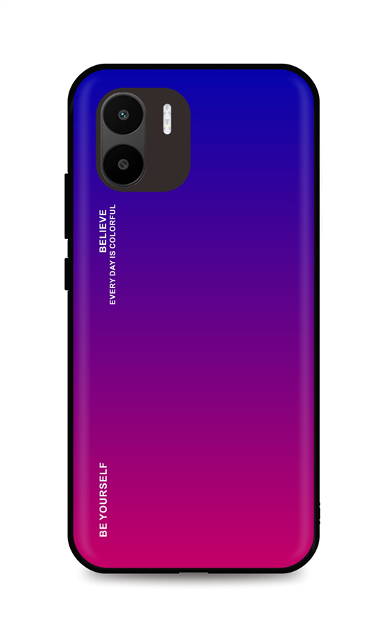 Levně Kryt TopQ LUXURY Xiaomi Redmi A1 pevný duhový fialový 86544 (pouzdro neboli obal na mobil Xiaomi Redmi A1)