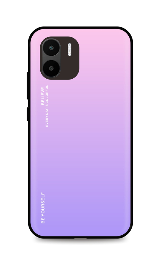Levně Kryt TopQ LUXURY Xiaomi Redmi A1 pevný duhový růžový 86545 (pouzdro neboli obal na mobil Xiaomi Redmi A1)