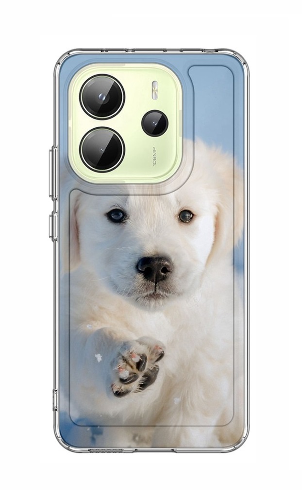 Levně Kryt TopQ Image Xiaomi Redmi Note 14 pevný Štěňátko 136548 (pouzdro neboli obal na mobil Xiaomi Redmi Note 14)