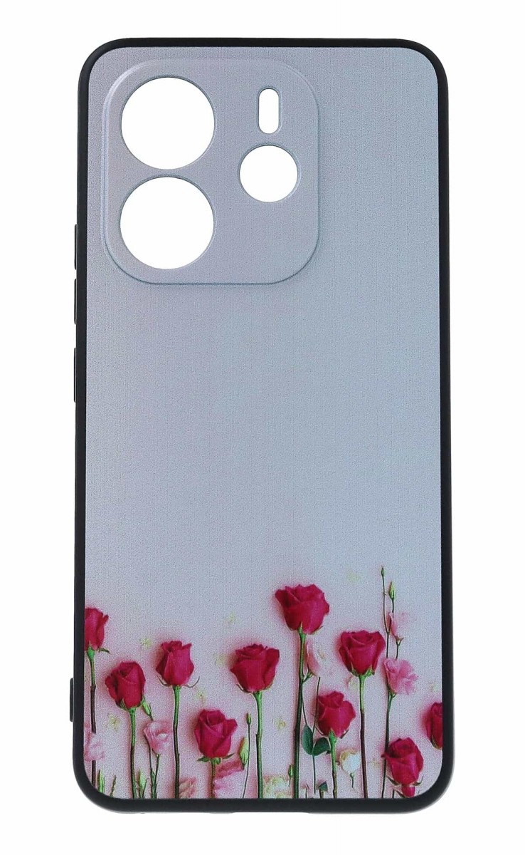 Levně Kryt TopQ Xiaomi Redmi Note 14 Roses 136565 (pouzdro neboli obal na mobil Xiaomi Redmi Note 14)