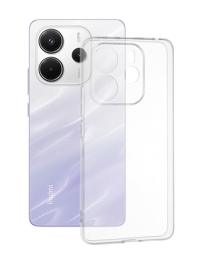 Levně Kryt TopQ Xiaomi Redmi Note 14 1 mm průhledný 136590 (pouzdro neboli obal na mobil Xiaomi Redmi Note 14)