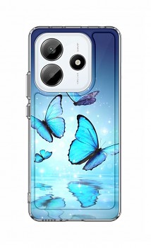Zadní pevný kryt Image na Xiaomi Redmi Note 14 5G Modří motýlci