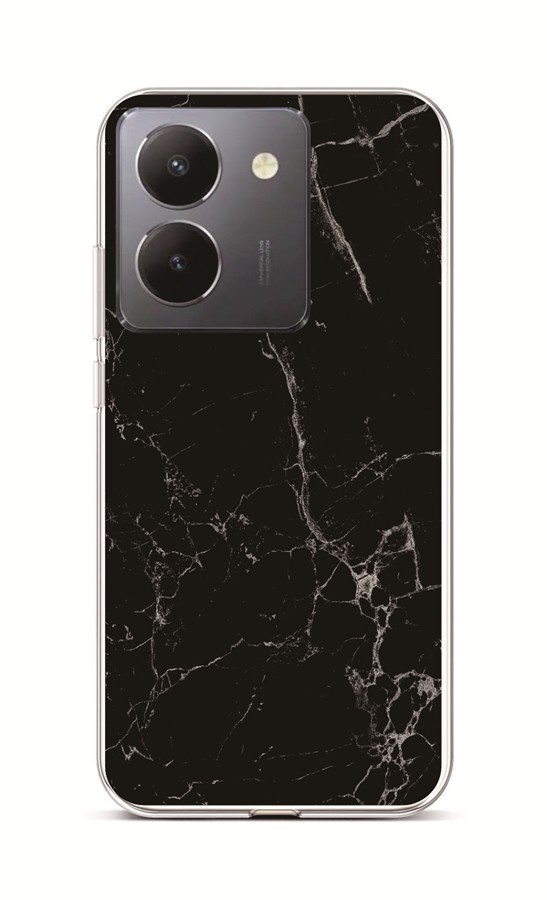 Zadní kryt STYLE na Vivo Y36 Mramor černý