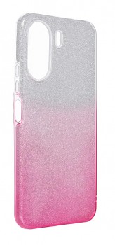 Zadní pevný kryt na Xiaomi Redmi 13C glitter stříbrno-růžový