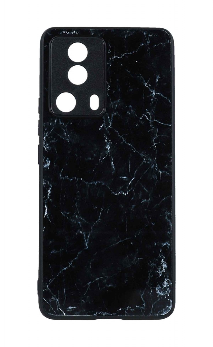 Levně Kryt TopQ Marble Xiaomi 13 Lite pevný Smoky Black 106651 (pouzdro neboli obal na mobil Xiaomi 13 Lite)