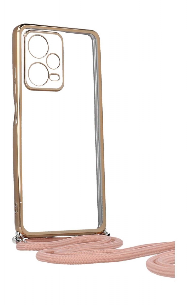 Zadní kryt Frame na Xiaomi Redmi Note 12 Pro 5G zlatý se šňůrkou