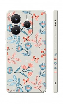 Zadní kryt Design na Xiaomi Redmi Note 14 5G Romantické kvítky
