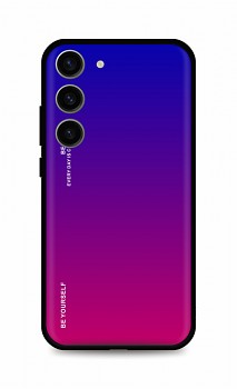 Zadní pevný kryt LUXURY na Samsung S23 duhový fialový