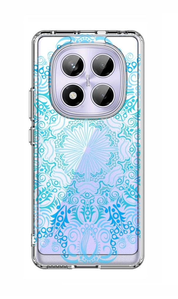 Zadní pevný kryt Image na Xiaomi Redmi Note 14 Pro Blue Mandala