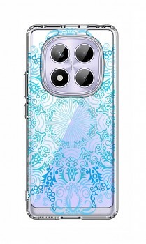 Zadní pevný kryt Image na Xiaomi Redmi Note 14 Pro Blue Mandala