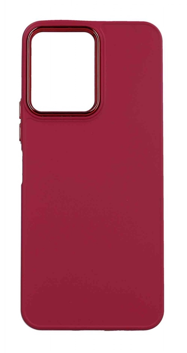 Levně Kryt TopQ Frame Xiaomi Redmi 13C malinový 116699 (pouzdro neboli obal na mobil Xiaomi Redmi 13C)