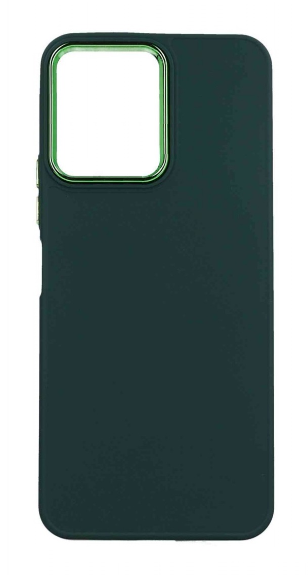 Levně Kryt TopQ Frame Xiaomi Redmi 13C zelený 116700 (pouzdro neboli obal na mobil Xiaomi Redmi 13C)