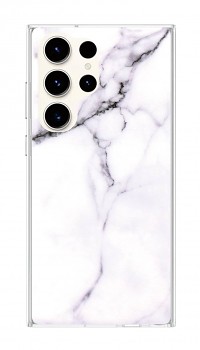 Zadní kryt na Samsung S23 Ultra Mramor bílý