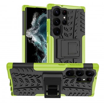 Ultra odolný zadní kryt na Samsung S23 Ultra zelený