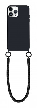 Zadní kryt Minimalist Wrist Strap na iPhone 14 Pro černý