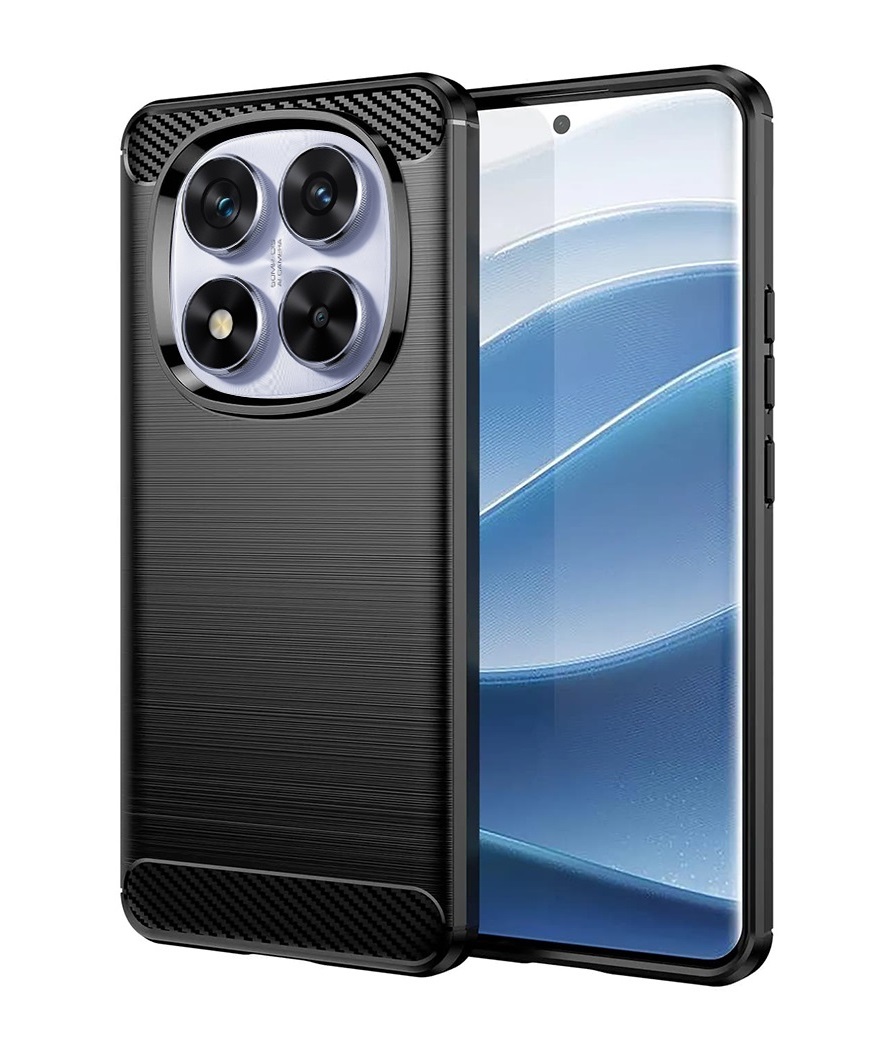 Zadní kryt Carbon Elite na Xiaomi Redmi Note 14 Pro 5G černý
