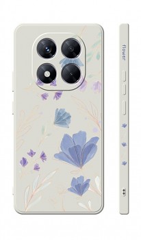 Zadní kryt Design na Xiaomi Redmi Note 14 Pro Modré kvítky