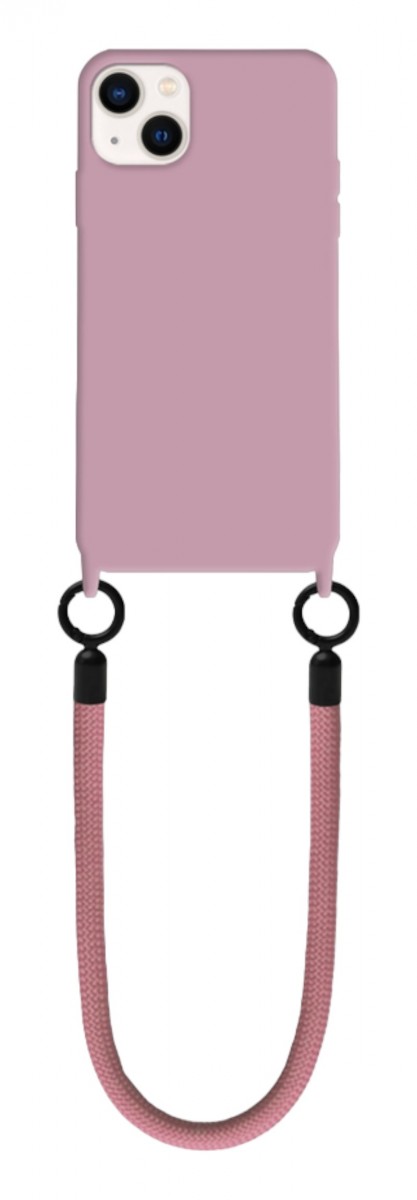 Kryt TopQ Minimalist Wrist Strap iPhone 13 pudrový 126771