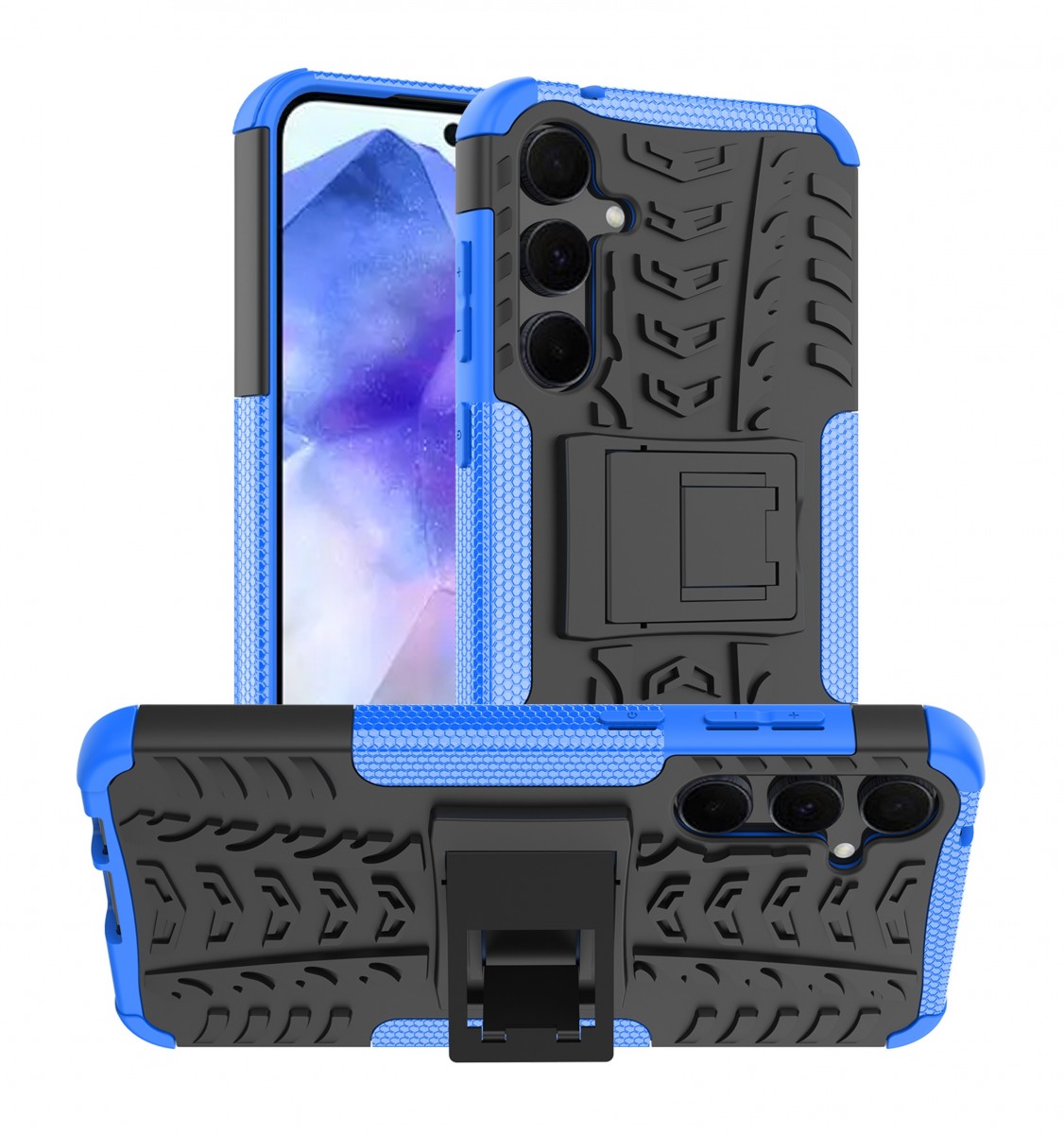 Levně Kryt TopQ Samsung A55 odolný modrý 126775 (pouzdro neboli obal na mobil Samsung A55)