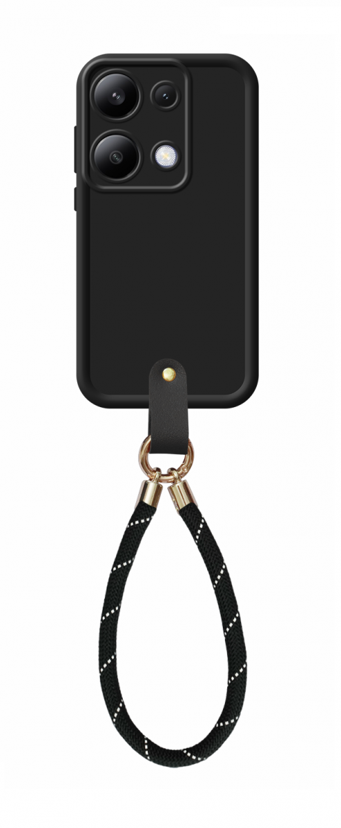 Kryt TopQ Unique Wrist Strap Xiaomi Redmi Note 13 Pro černý 126778