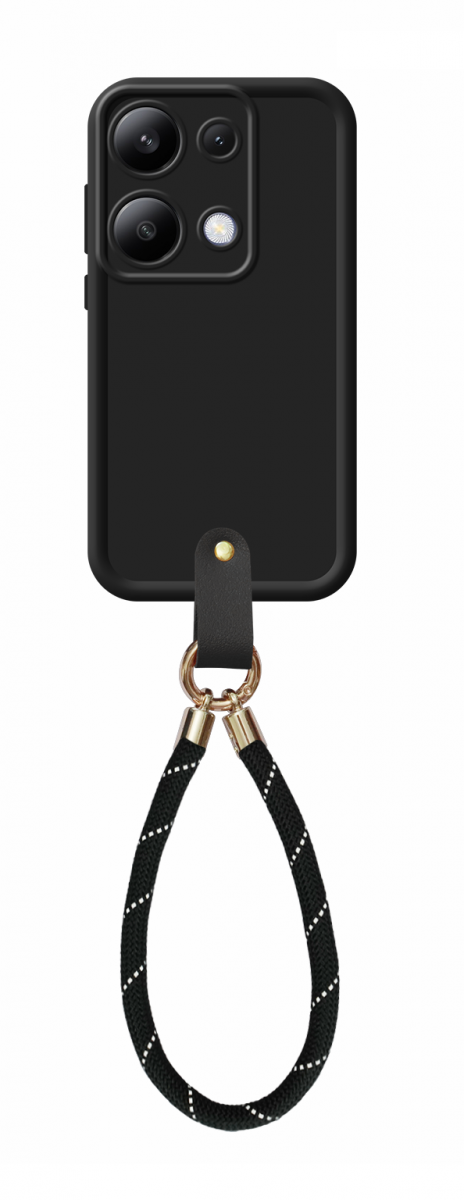 Kryt TopQ Unique Wrist Strap Xiaomi Redmi Note 13 Pro 5G černý 126779