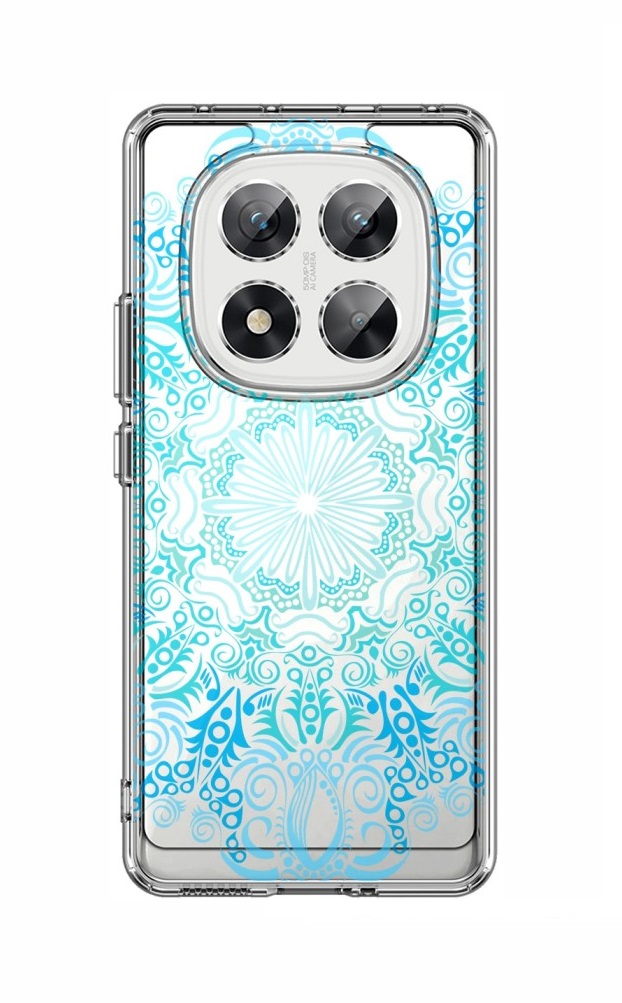 Zadní pevný kryt Image na Xiaomi Redmi Note 14 Pro 5G Blue Mandala