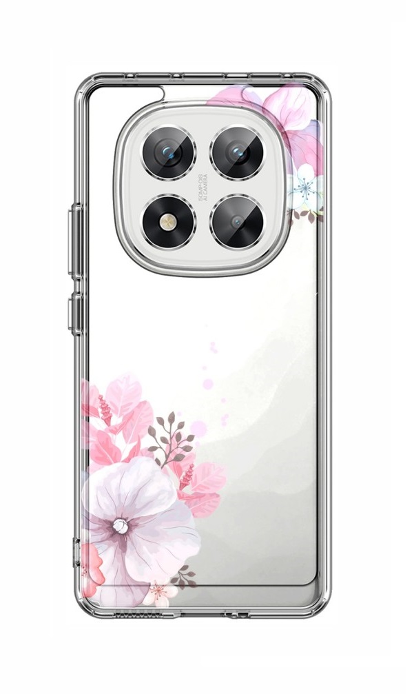 Zadní pevný kryt Image na Xiaomi Redmi Note 14 Pro 5G Violet Blossom