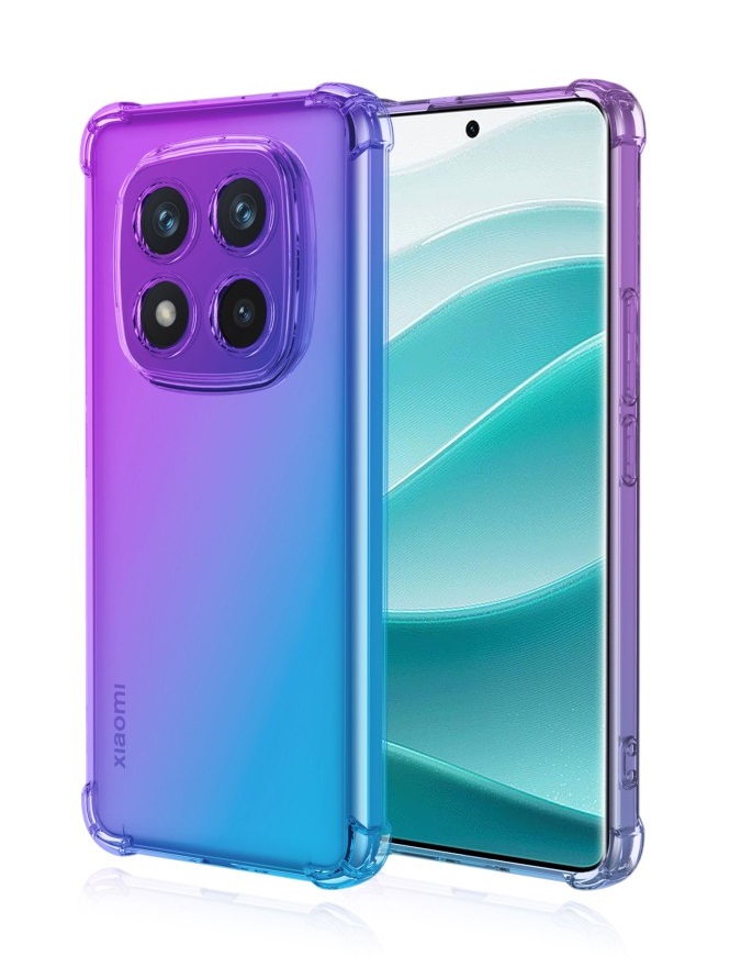 Levně Kryt TopQ Xiaomi Redmi Note 14 Pro 5G Shock duhový fialovo-modrý 136795 (pouzdro neboli obal na mobil Xiaomi Redmi Note 14 Pro 5G)