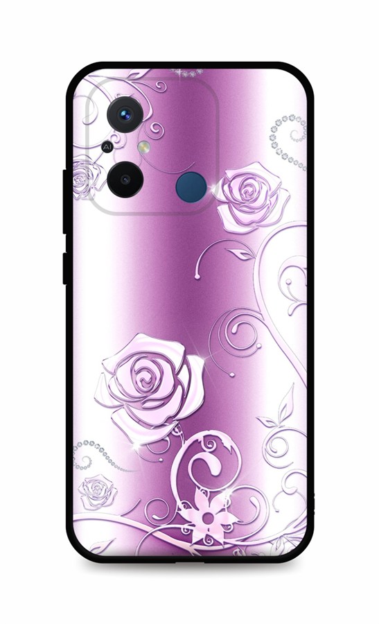 Levně Kryt TopQ Xiaomi Redmi 12C Abstract Roses 106797 (pouzdro neboli obal na mobil Xiaomi Redmi 12C)