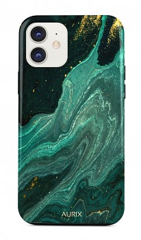 Luxusní kryt AURIX na iPhone 11 Green Lagoon