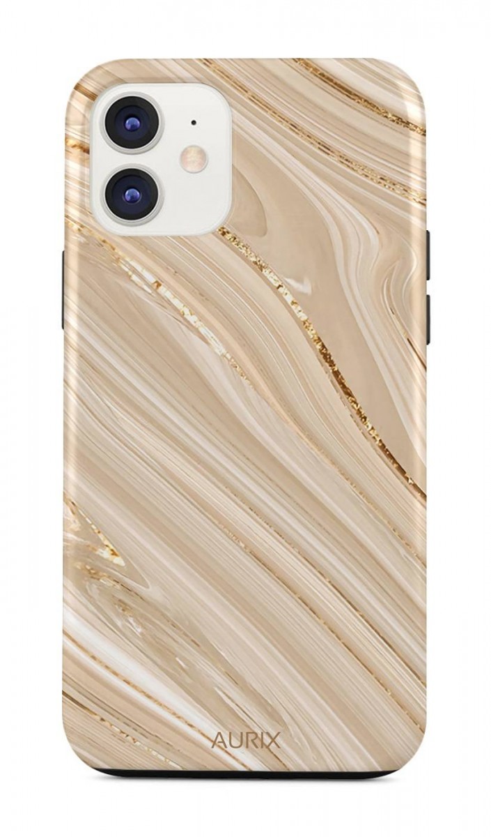 Luxusní kryt AURIX na iPhone 11 Golden Sands