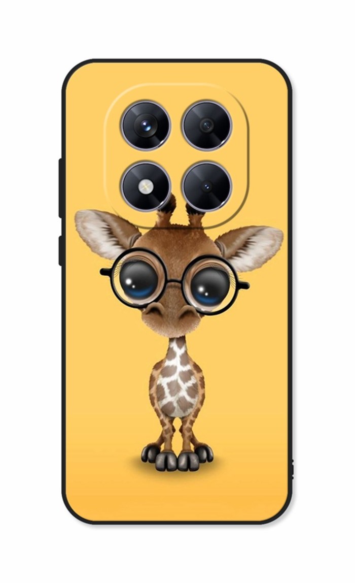 Zadní kryt DARK na Xiaomi Redmi Note 14 Pro 5G Cute Giraffe
