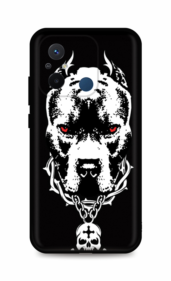 Levně Kryt TopQ Xiaomi Redmi 12C Fighting Dog 106808 (pouzdro neboli obal na mobil Xiaomi Redmi 12C)