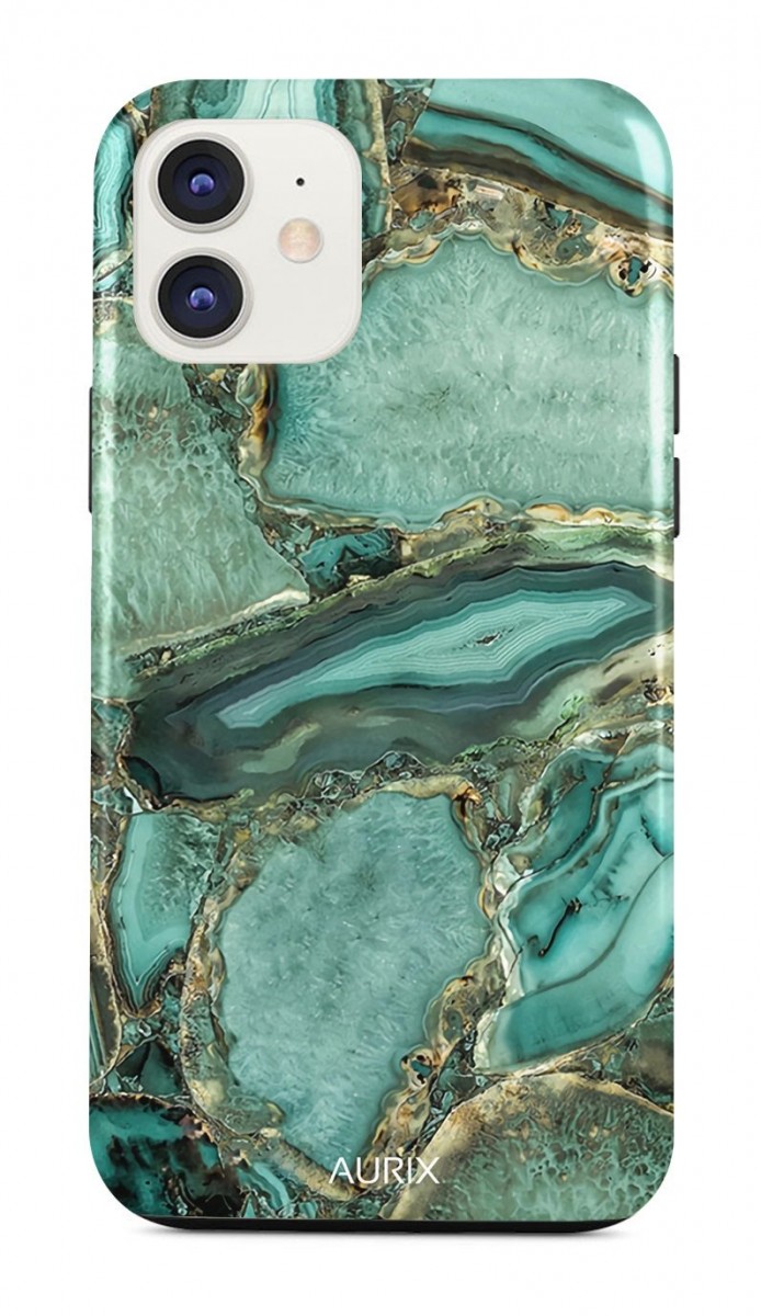 Luxusní kryt AURIX na iPhone 11 Emerald Glow
