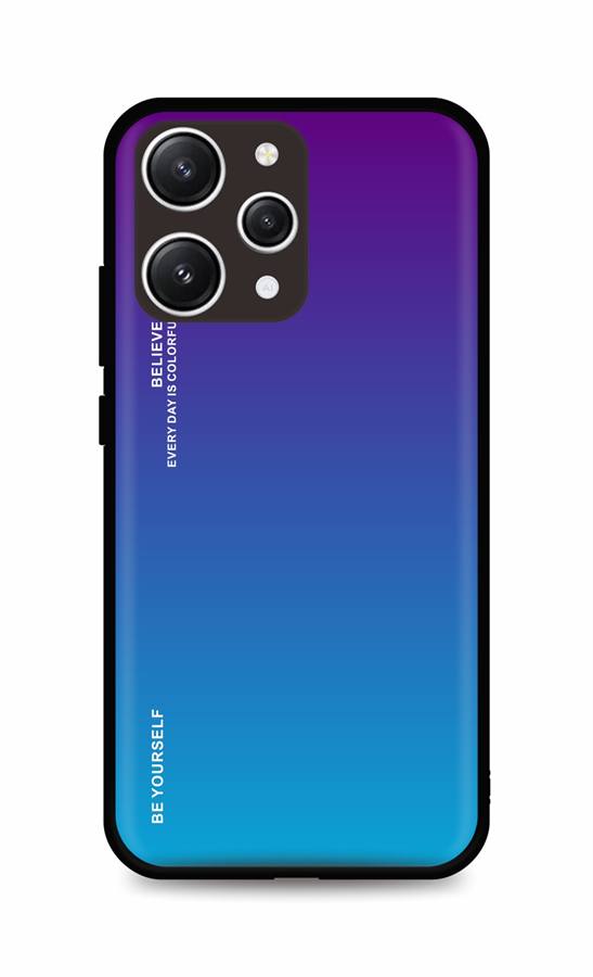 Levně Kryt TopQ LUXURY Xiaomi Redmi 12 pevný duhový purpurový 106817 (pouzdro neboli obal na mobil Xiaomi Redmi 12)