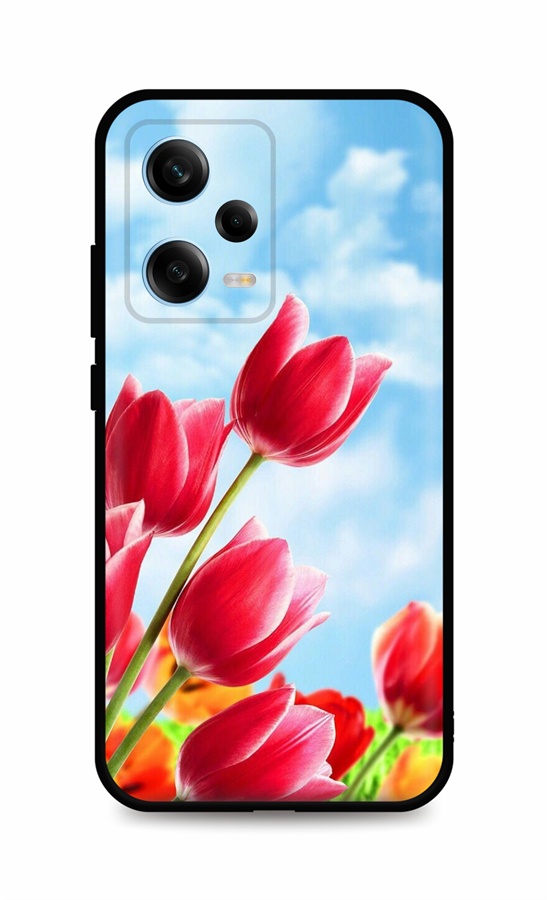 Levně Kryt TopQ Xiaomi Redmi Note 12 Pro+ 5G Tulips 106819 (pouzdro neboli obal na mobil Xiaomi Redmi Note 12 Pro+ 5G)